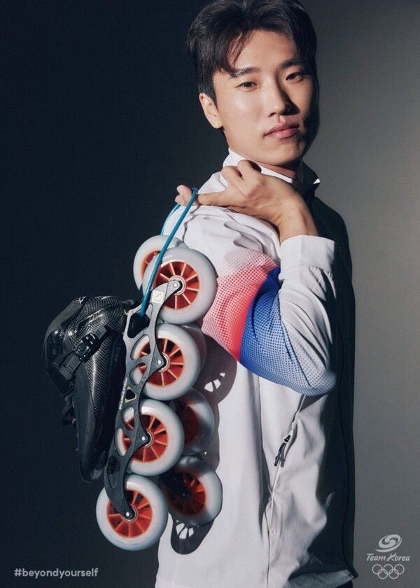 롤러스케이팅 금메달을 획득한 최광호. /대한체육회 제공