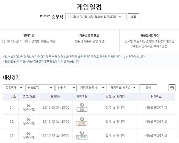 . /스포츠토토코리아 제공