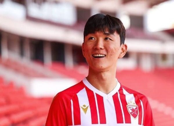 황인범. /츠르베나 즈베즈다 페이스북