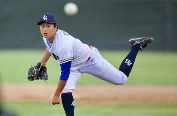 호주 애들레이드 자이언츠에서 뛰고 있는 삼성 왼손 투수 이승현. /애들레이드 자이언츠 SNS