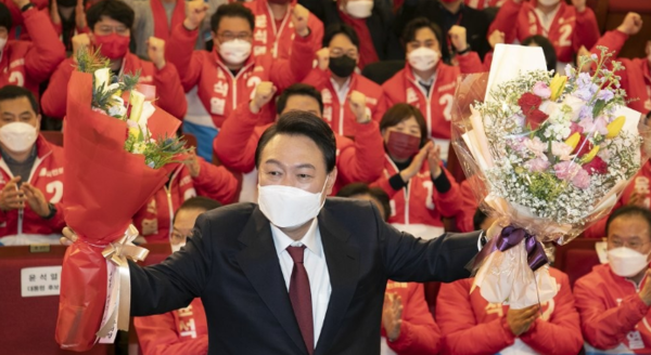 윤석열 대통령 당선 당시 (2022.03.10)./ 국회사진기자단