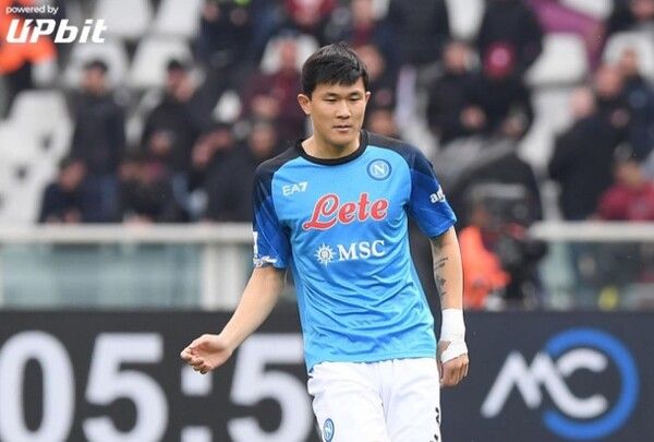 나폴리의 김민재. /구단 페이스북