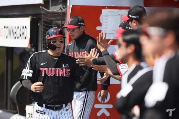 2023시즌 평균 경기 시간 1위를 기록 중인 LG 트윈스. /구단 제공