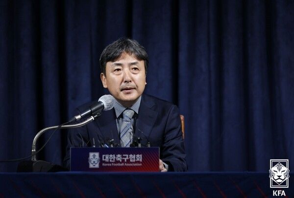 김정배 대한축구협회 상근 부회장. /KFA 제공