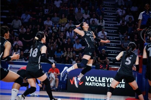 한국 여자배구가 2023 FIVB VNL에서 2경기 연속 완패했다. /국제배구연맹 홈페이지