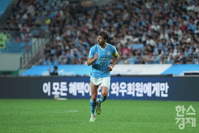 맨체스터 시티의 후벵 디아스. /최대성 기자