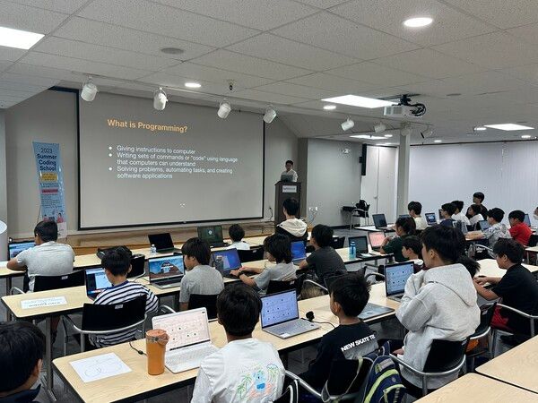 미국 실리콘밸리 내 한인 청소년 대상 ‘2023 서머 코딩 스쿨’. /멋쟁이사자처럼 제공
