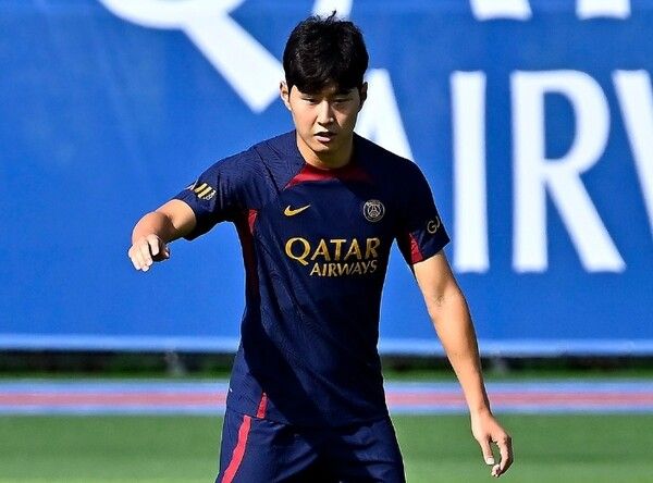 파리 생제르맹의 이강인. /구단 페이스북