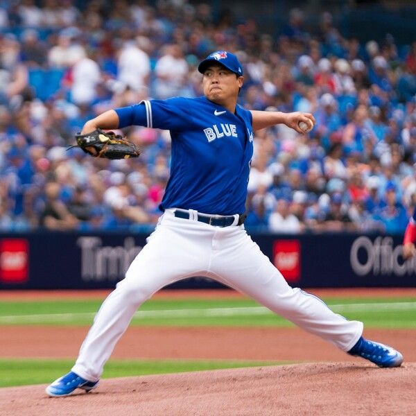 토론토 블루제이스의 류현진이 역투하고 있다. /토론토 블루제이스 페이스북