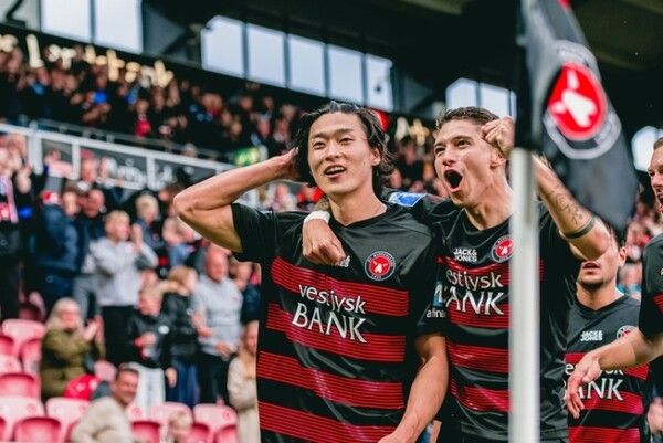 조규성. /미트윌란 홈페이지