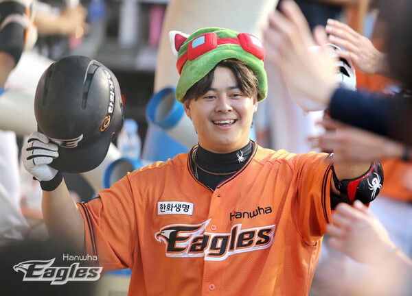 한화 이글스 노시환(가운데). /한화 제공