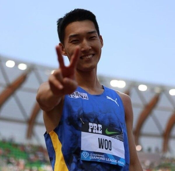 우상혁. /세계육상연맹 인스타그램