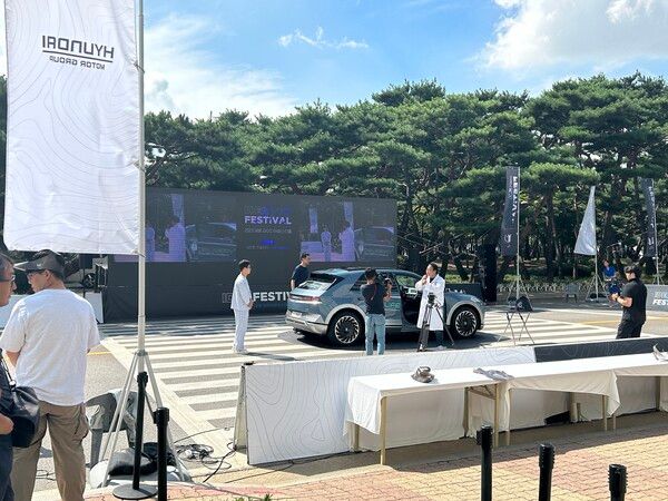 최우수상인 '심오현 모빌리티'팀의 '라이프 딜리버리' 시연 모습 /김우정 기자