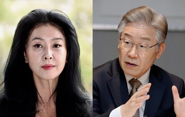 김부선(좌), 이재명 / 연합뉴스