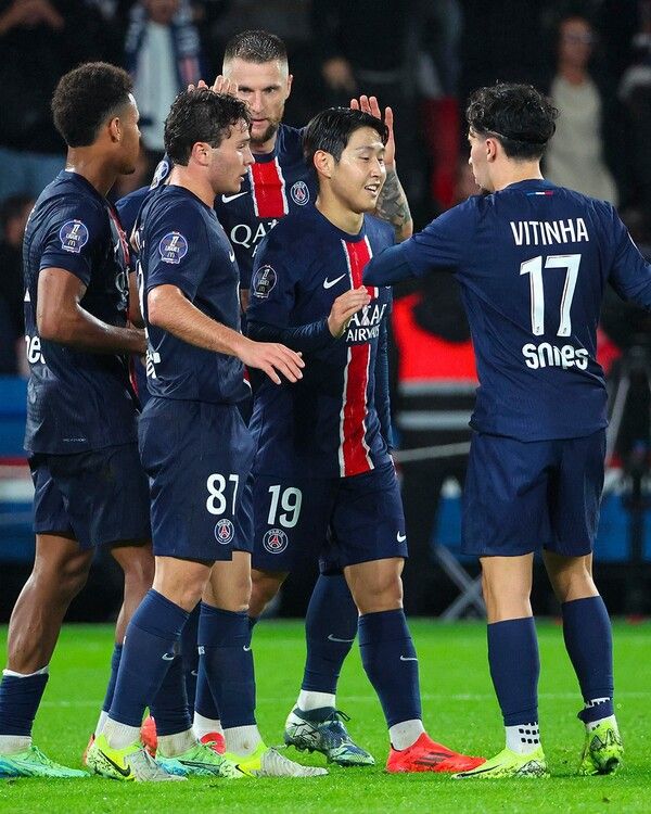 PSG 이강인(19번). /구단 페이스북