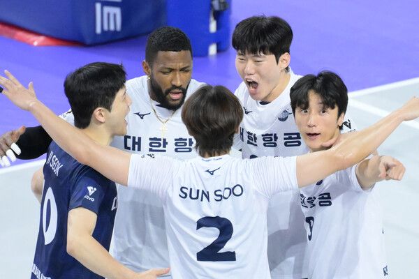 프로배구 V리그 남자부 대한항공. /KOVO 제공