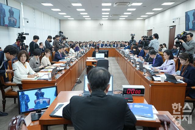 23일 서울 여의도 국회에서 보건복지위원회의 보건복지부 등 3개 기관에 대한 종합감사가 열리고 있다. /최대성 기자 dpdaesung@sporbiz.co.kr 2024.10.23.