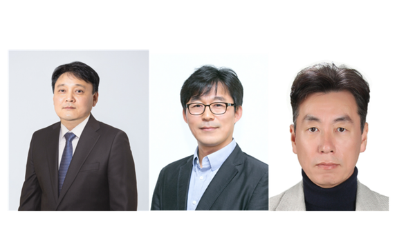 (왼쪽부터) 김종화 SK에너지 사장, 최안섭 SK지오센트릭 사장, 이상민 SK아이이테크놀로지 사장 / SK이노베이션