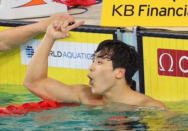 수영 지유찬. /연합뉴스