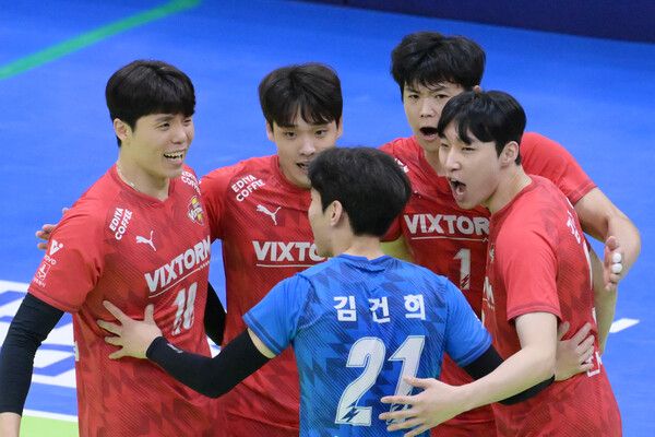 프로배구 V리그 남자부 한국전력. /KOVO 제공