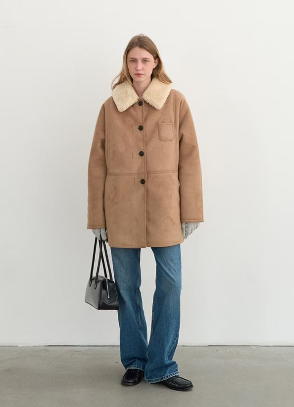 앳코너 비건 스웨이드 무스탕 / LF 제공