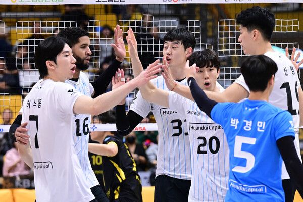 프로배구 V리그 남자부 현대캐피탈. /KOVO 제공