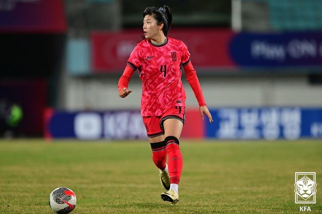 국가대표로 맹활약한 심서연. /대한축구협회 제공