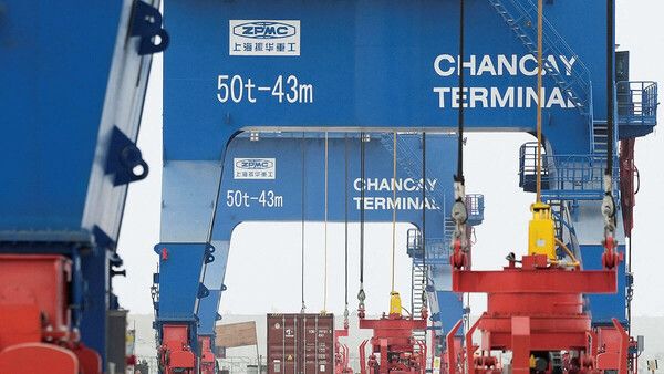 페루 샹카이항 내 COSCO 터미널 / 로이터 제공