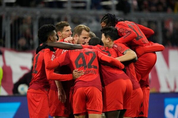 독일 분데스리가 바이에른 뮌헨 선수단. /연합뉴스