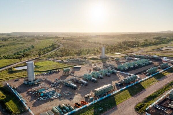 넥스에너지의 아틀라스 가스전 가스처리시설./사진= 포스코인터내셔널