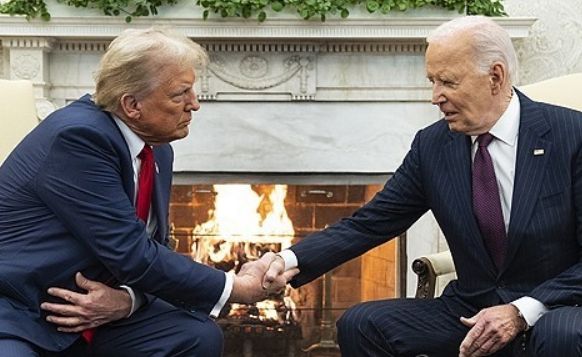 트럼프 미국 대통령 당선인(왼쪽)과 바이든 대통령./사진=연합뉴스