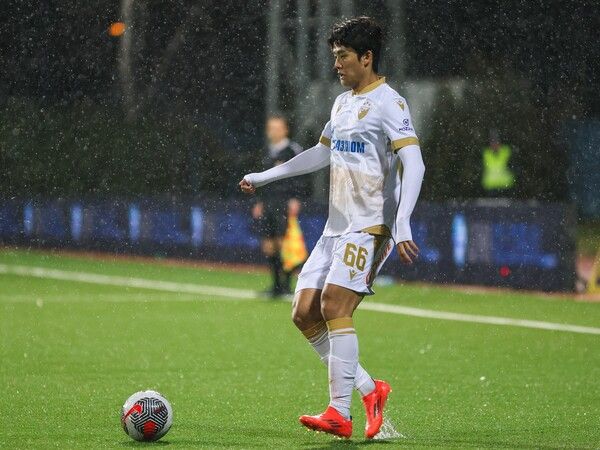 즈베즈다 설영우. /구단 페이스북