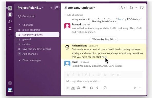 미국 협업 툴 기업 노션이 타사 업무용 앱으로부터 손쉽게 정보를 찾아올 수 있는 ‘AI 커넥터’를 출시한다고 9일 밝혔다. / 노션