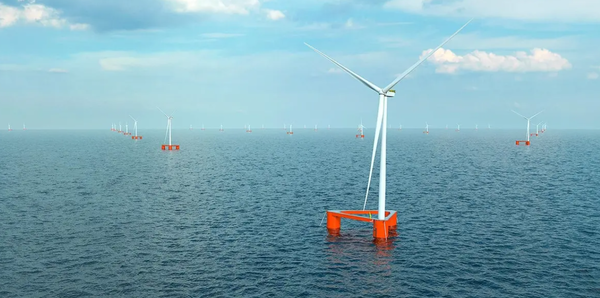 울산 반딧불 부유식 부유식 해상풍력 단지 가상 이미지 / 에퀴노르