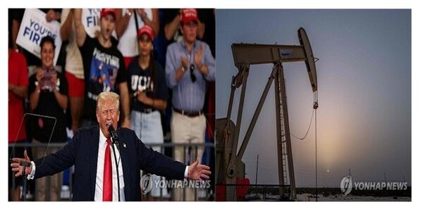 도널드 트럼프 전 대통령이 미국 47대 대통령으로 당선되며 가장 큰 변화를 보일 것으로 전망되는 산업은 에너지다. / 연합뉴스