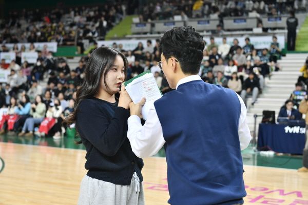 절대음감 이벤트 모습. /KBL 제공