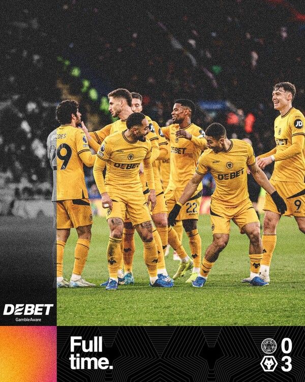 울버햄프턴 원더러스 선수들이 환호하고 있다. /구단 페이스북