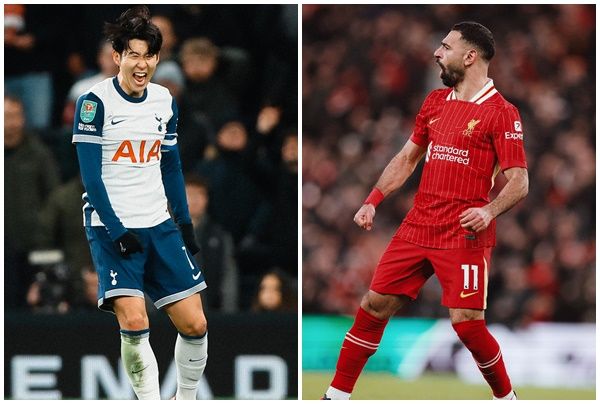 토트넘의 손흥민(왼쪽)과 리버풀의 모하메드 살라. /각 구단 페이스북