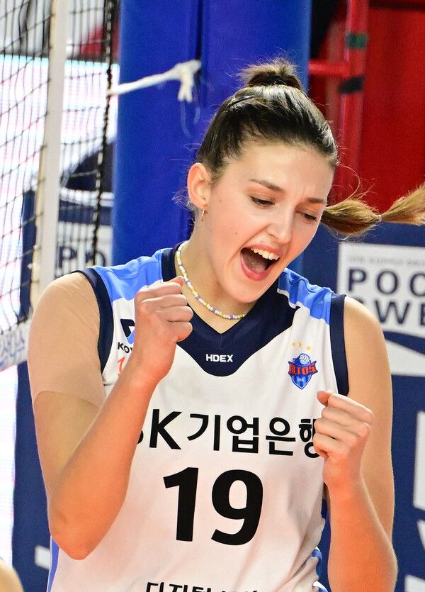 프로배구 V리그 여자부 IBK기업은행 빅토리아. /KOVO 제공