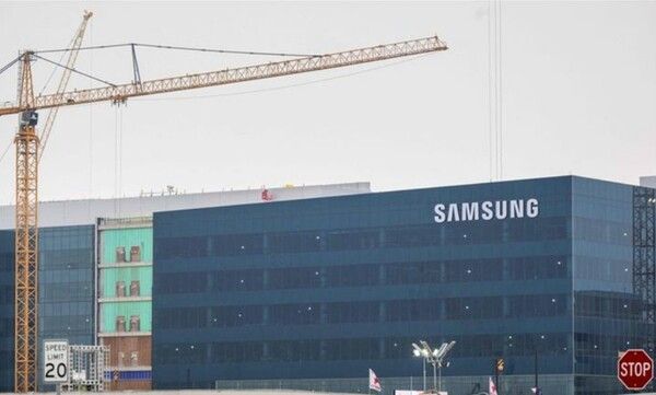 미국 텍사스주 테일러시에 건설중인 삼성전자 반도체 공장 전경./삼성전자