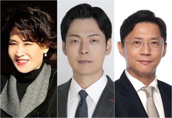 &nbsp;정유경 신세계 회장, 신유열 롯데지주 부사장, 허서홍 GS리테일 대표 / 각사 제공