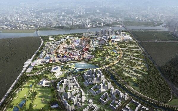 화성국제테마파크 복합개발사업 ‘스타베이 시티’ 조감도 / 신세계프라퍼티 제공