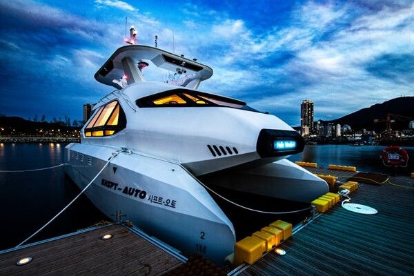 &nbsp;삼성중공업의 자율운항 실증선박 'SHIFT-Auto'호 / 산업통상자원부 제공