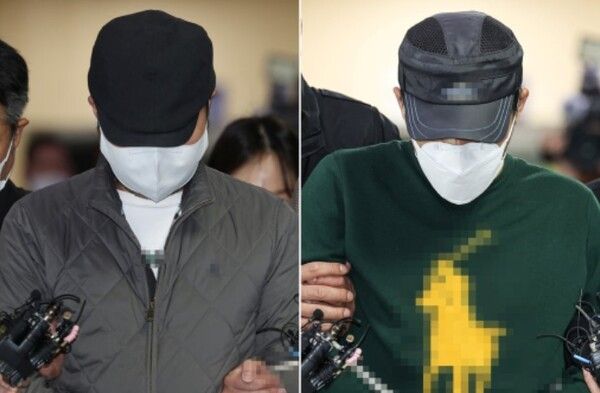 700억원대 횡령을 저지른 우리은행 전 직원 전모씨(왼쪽)과 공범인 그의 친동생. / 연합뉴스