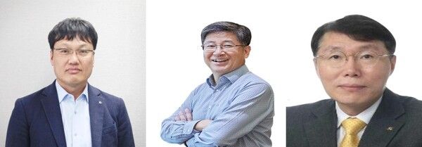(왼쪽부터) 박창훈 신한카드 신임 대표 후보자과&nbsp;김이태 삼성카드 신임 대표 후보자,&nbsp;김재관 KB국민카드 신임 대표 후보자. / 신한·삼성·KB국민카드 제공