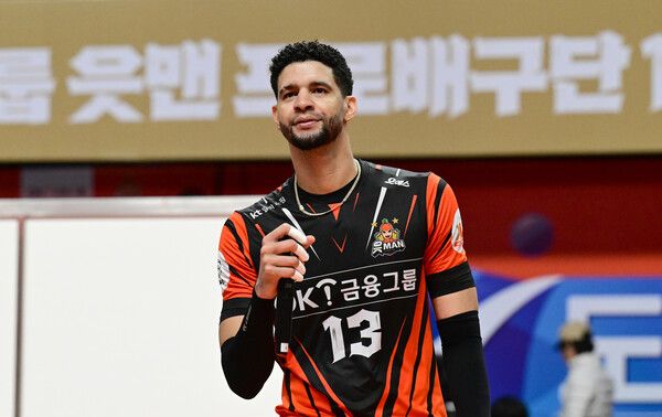 OK금융그룹 레오. /KOVO 제공