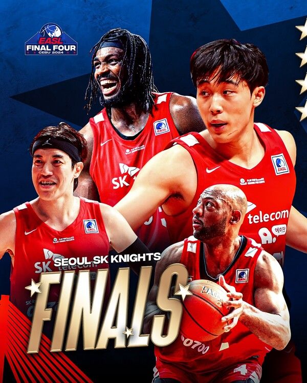 서울 SK 선수단 안내 포스터. /EASL 제공