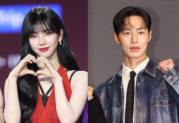 (왼쪽부터) 카리나, 이재욱. /연합뉴스 제공