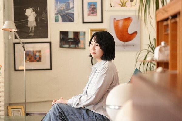 배우 이규선이 4일 오후 서울 강동구 한 카페에서 한스경제와 인터뷰를 하고 있다. /최대성 기자 dpdaesung@sporbiz.co.kr 2024.04.04.