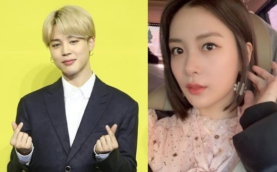 지민(왼쪽)과 송다은